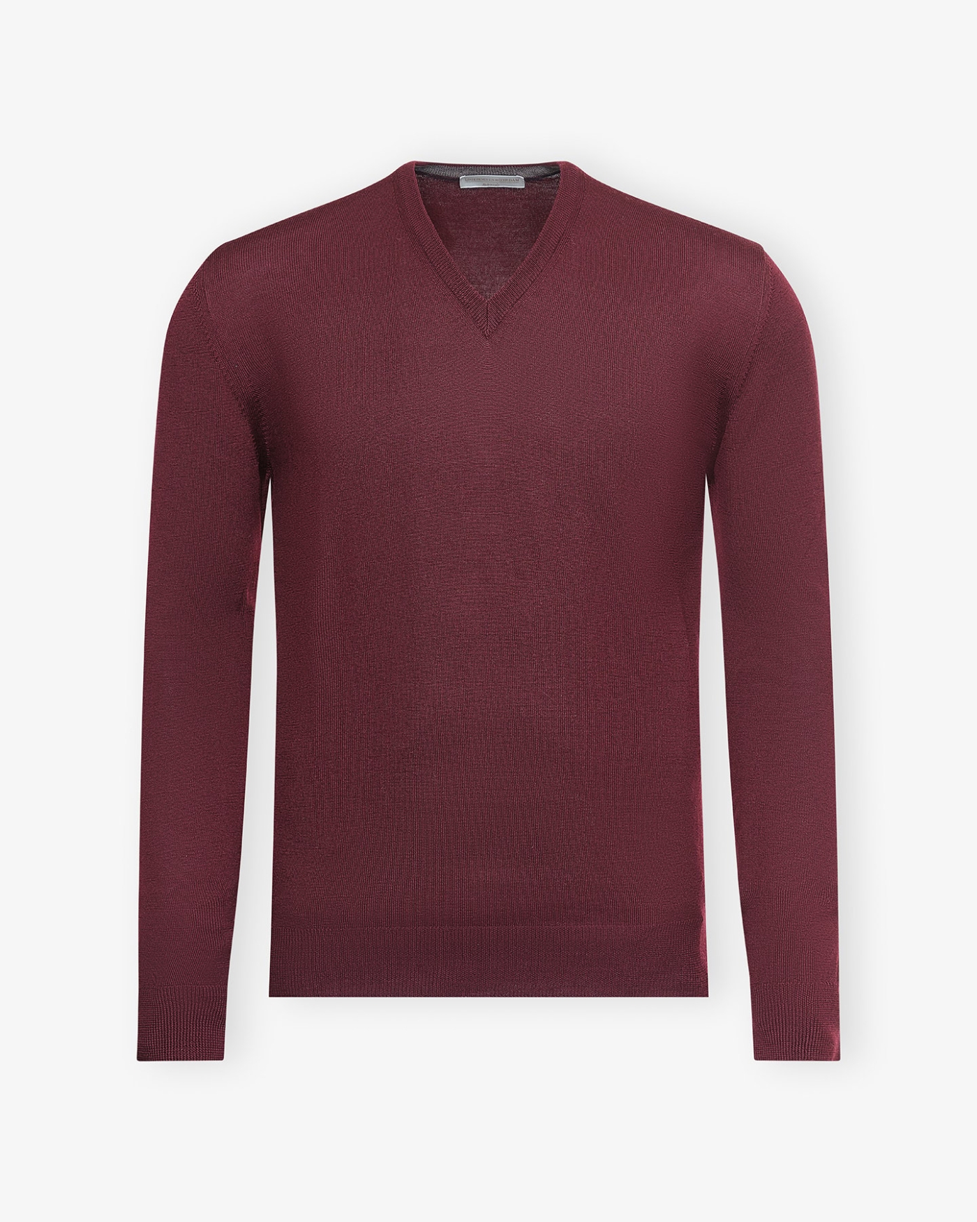LHDA - V-neck virgin wool - Bordeaux
