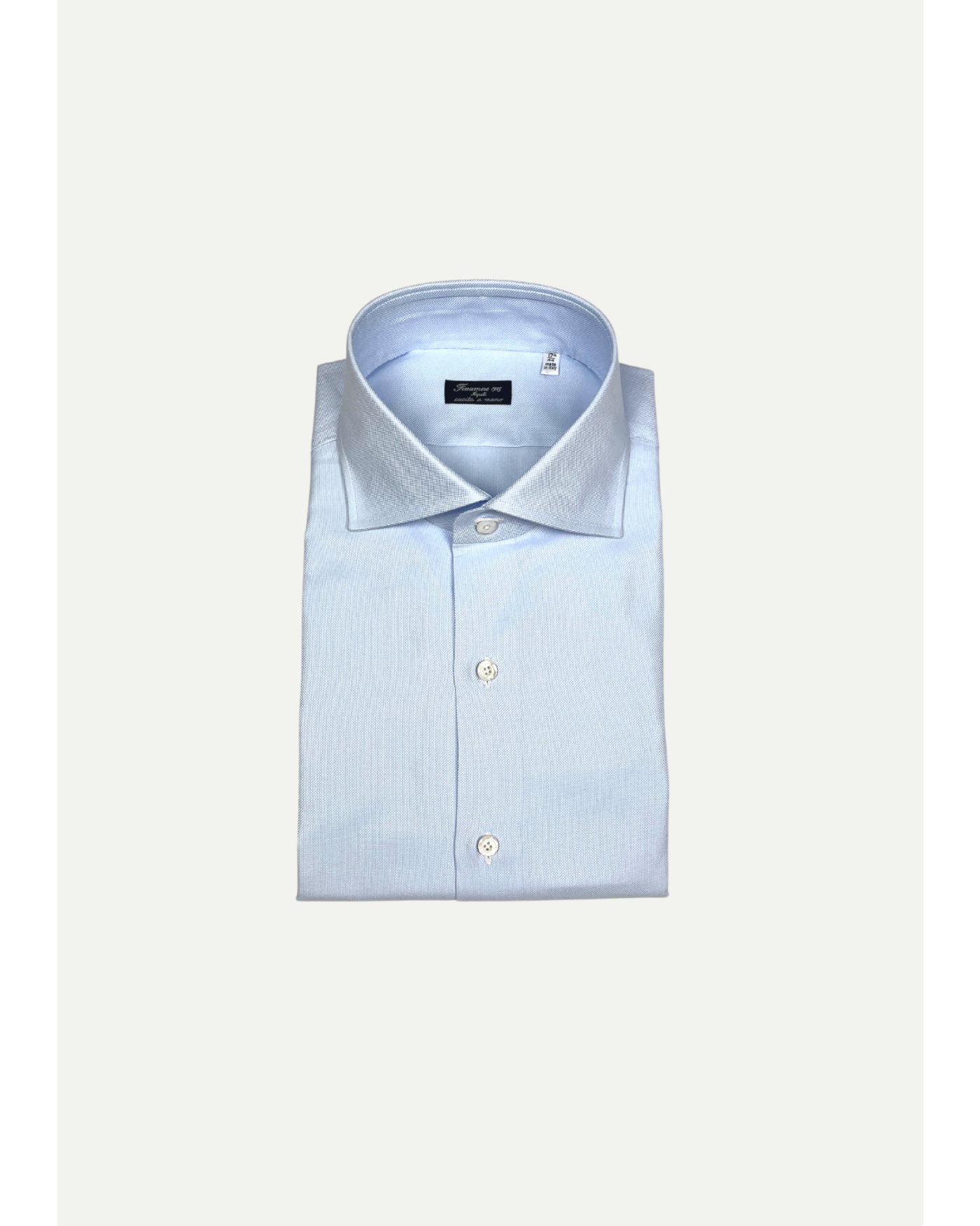 Finamore - Napoli oxford shirt - Light blue