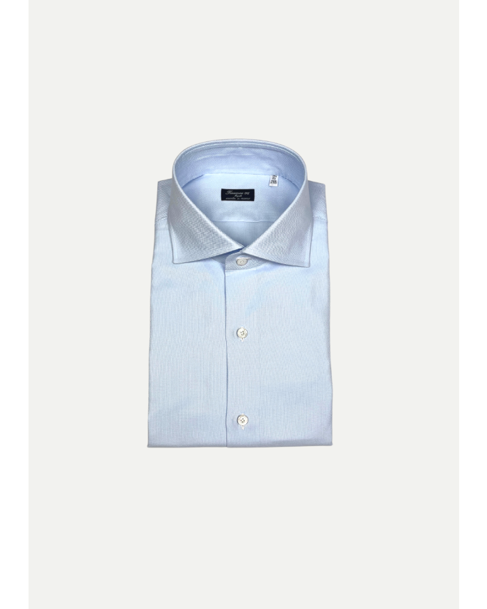 FINAMORE Finamore - Napoli oxford shirt - Light blue