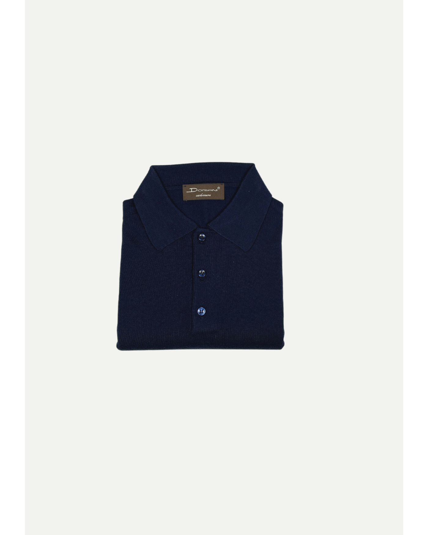 Doriani Cashmere - Polo long sleeve - Navy