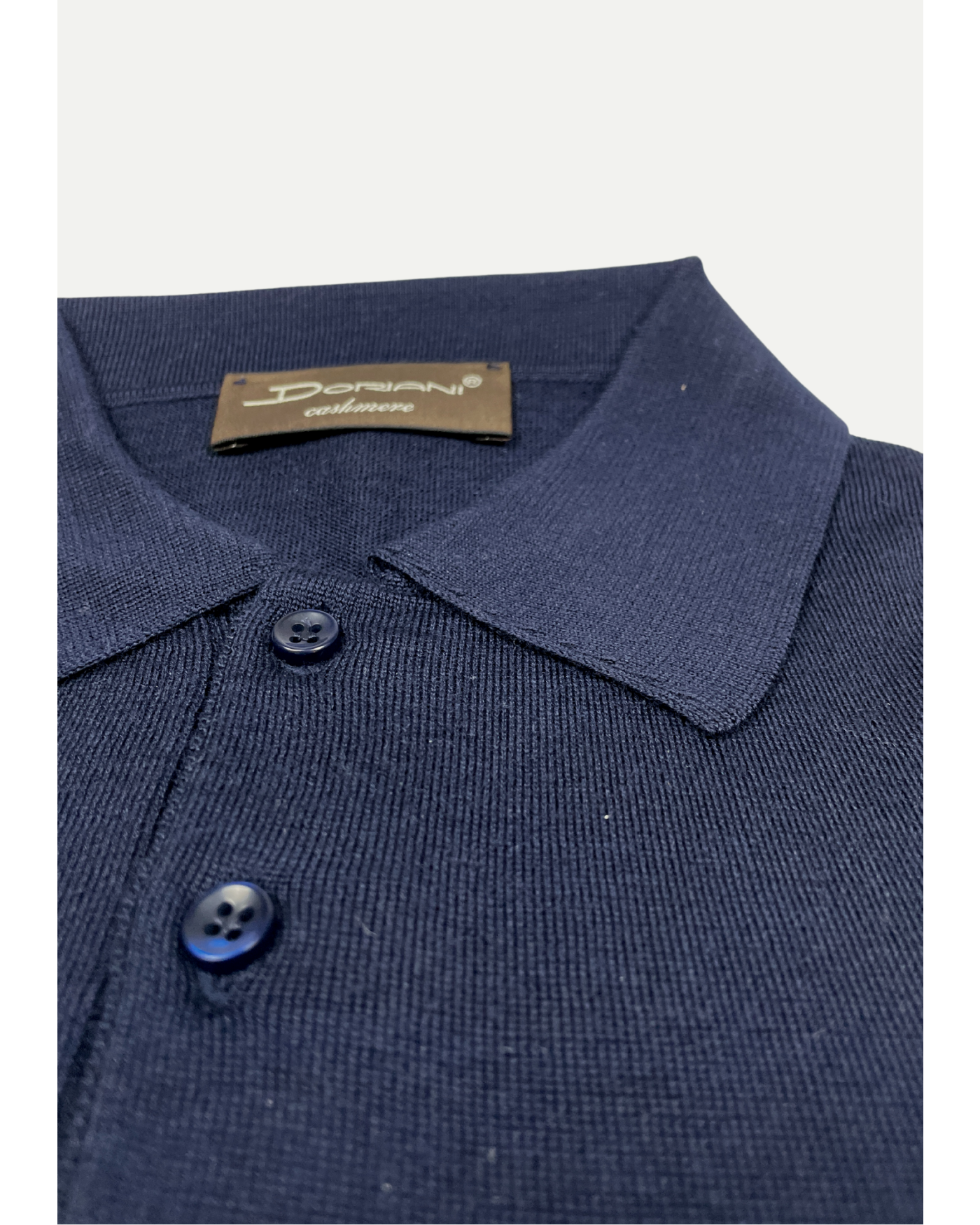 Doriani Cashmere - Polo long sleeve - Navy