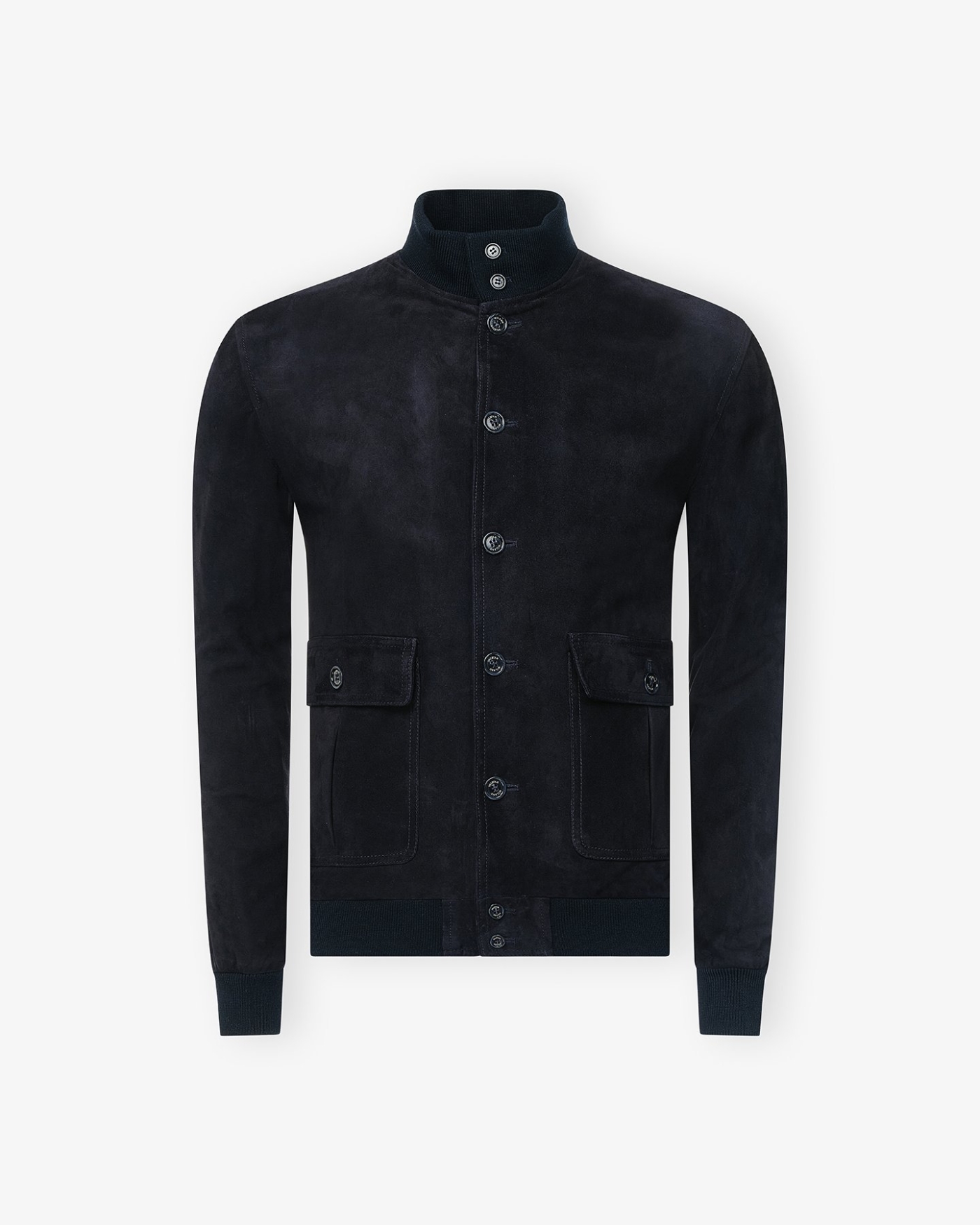 Valstarino - Unlined suede jacket - Navy