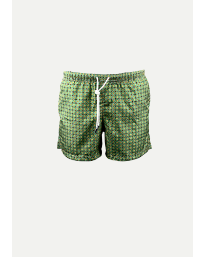 Fedeli - Swim trunk Madeira Airstop - Micro mosaic green