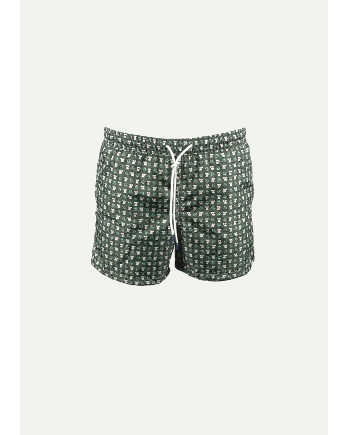 FEDELI Fedeli - Swim trunk Madeira Airstop - Koala green