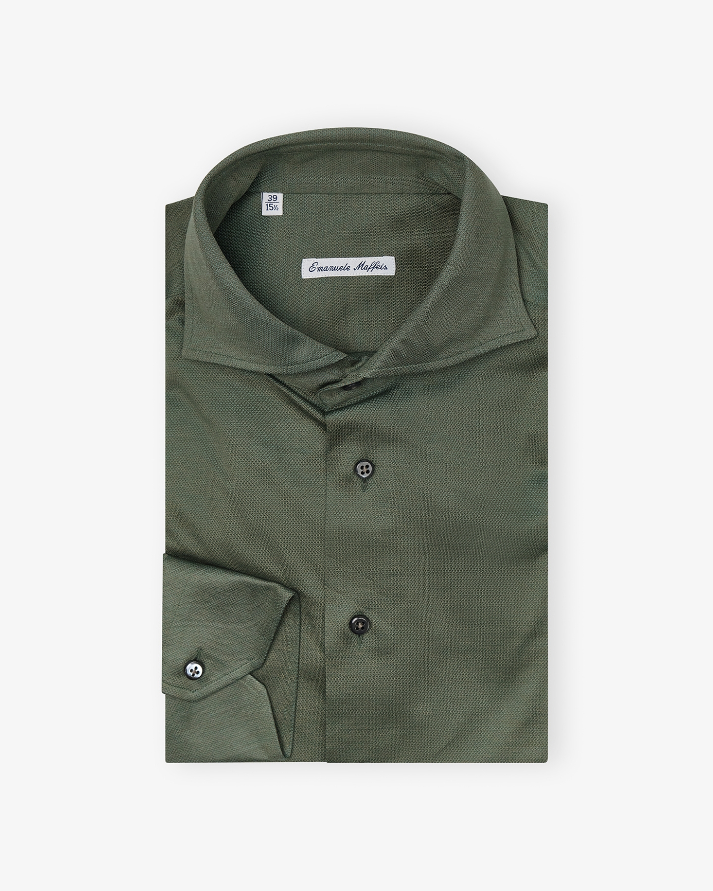 Emanuele Maffeis - Shirt stretch pique - Green