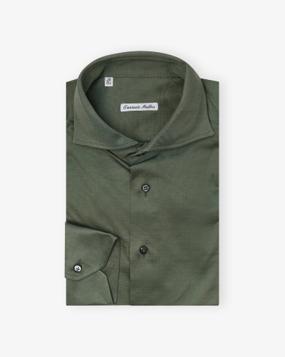 Emanuele Maffeis - Shirt stretch pique - Green