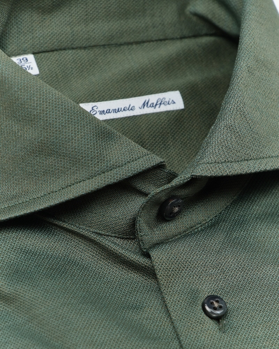 Emanuele Maffeis - Shirt stretch pique - Green