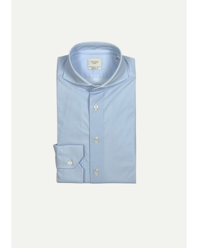 Traiano - Stretch shirt - Light blue