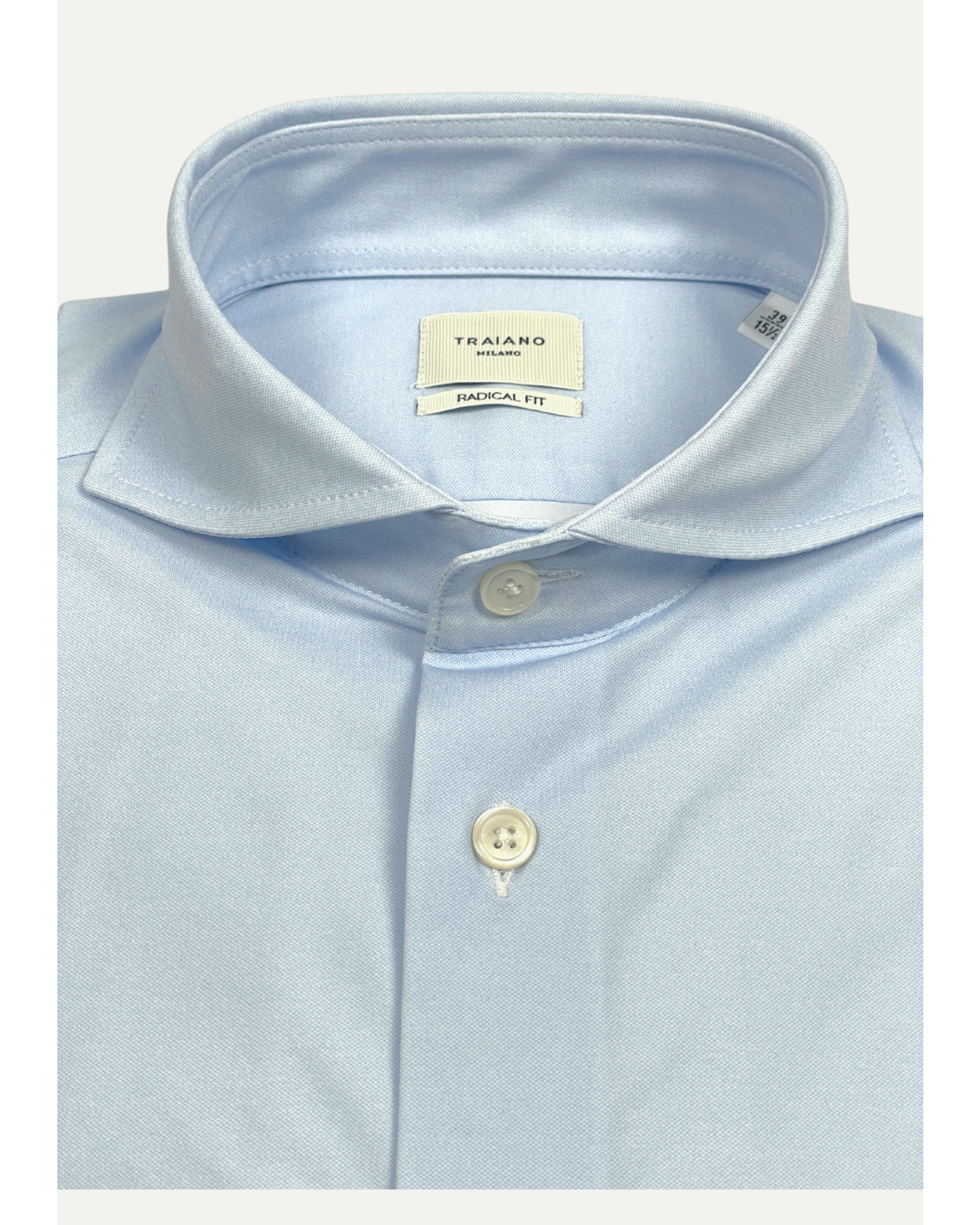 Traiano - Stretch shirt - Light blue