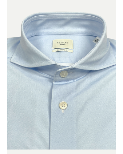 Traiano - Stretch shirt - Light blue