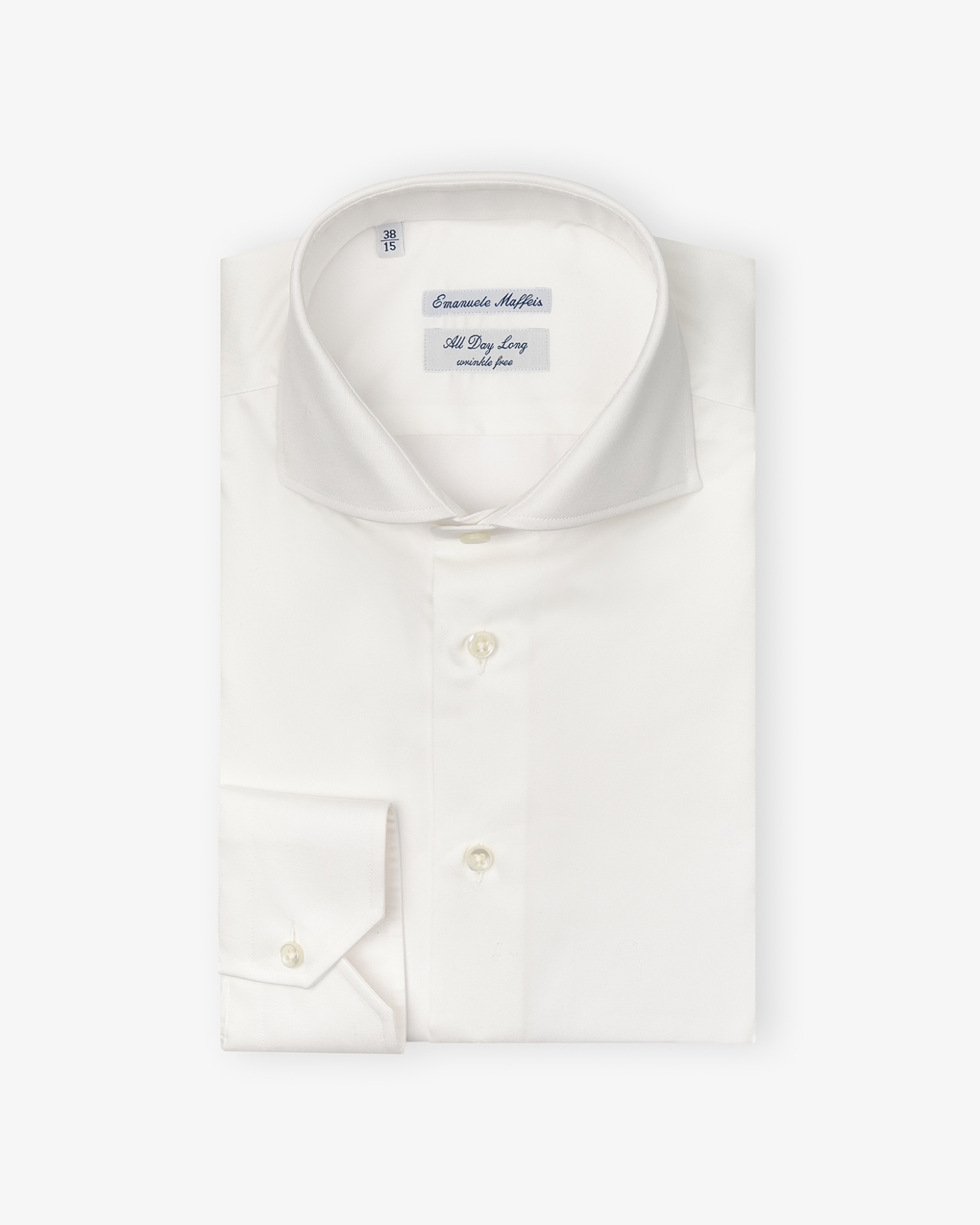 Emanuele Maffeis - Wrinkle free shirt - White