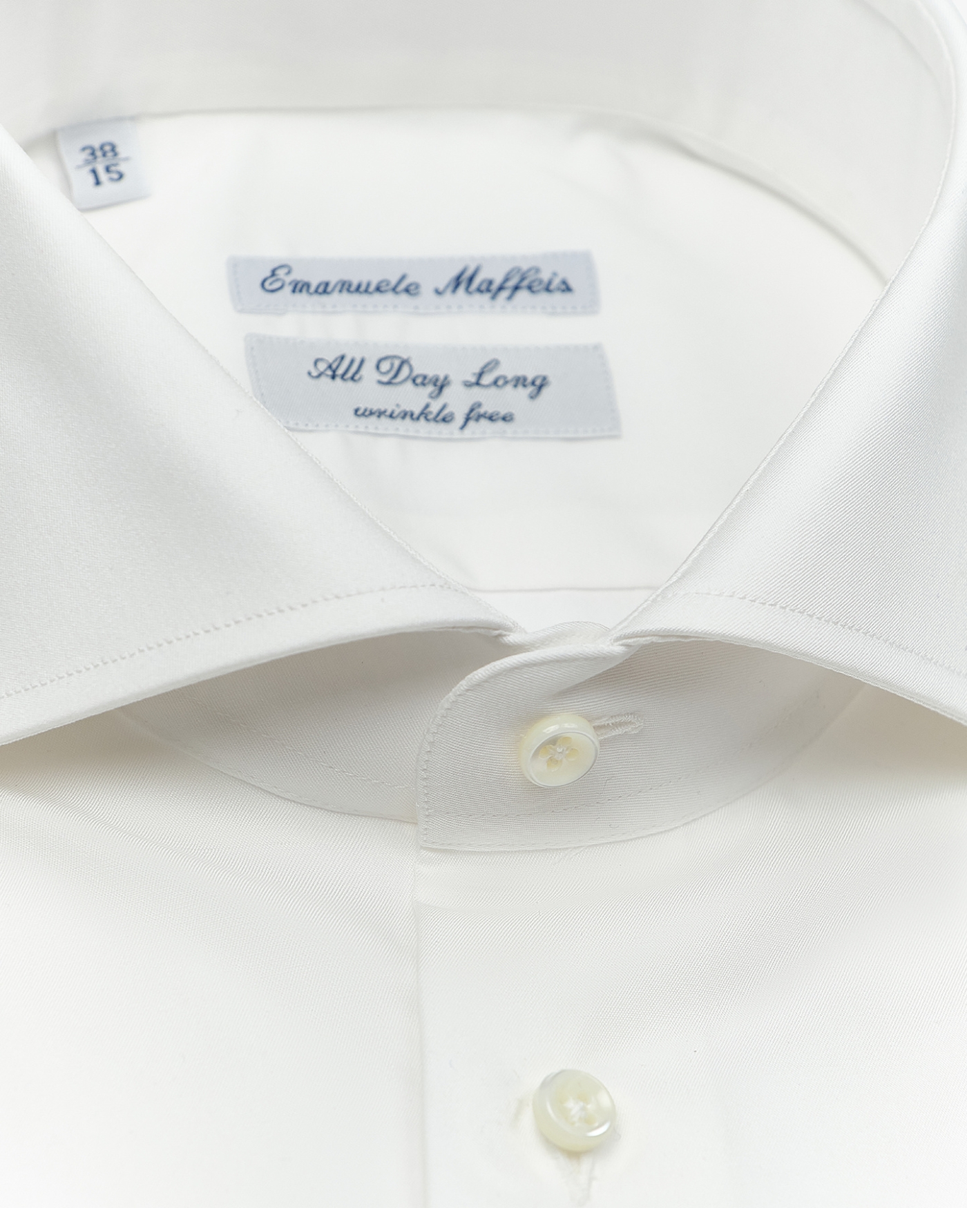 Emanuele Maffeis - Wrinkle free shirt - White