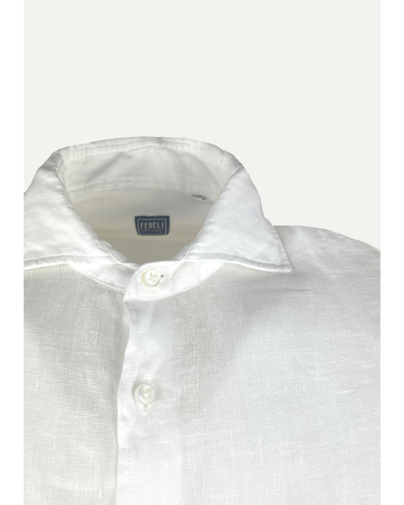 Fedeli - Shirt Nick linen - White