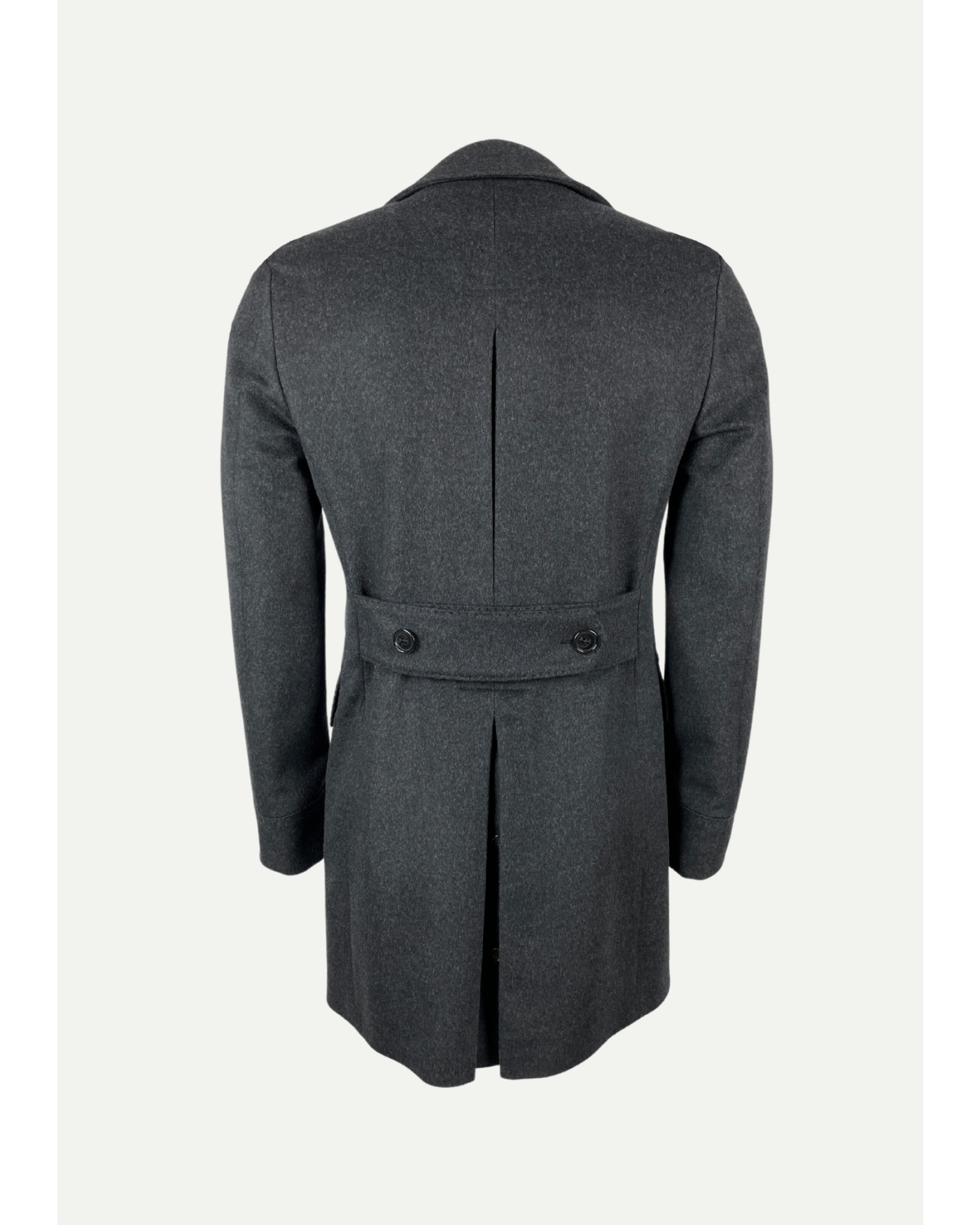Corneliani - Double breasted virgin wool coat - Antracite