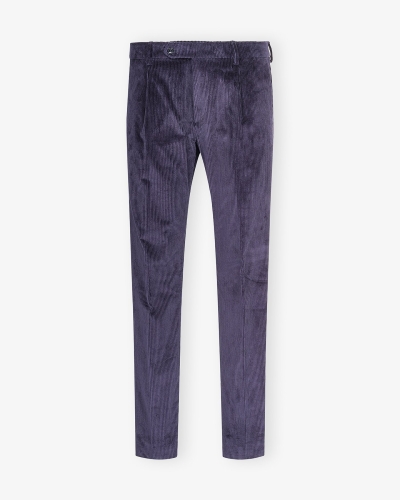 Berwich - Trousers corduroy - Navy