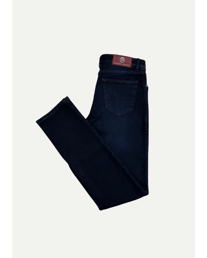 RICHARD J. BROWN Richard J. Brown - Milano cotton stretch jeans - Navy