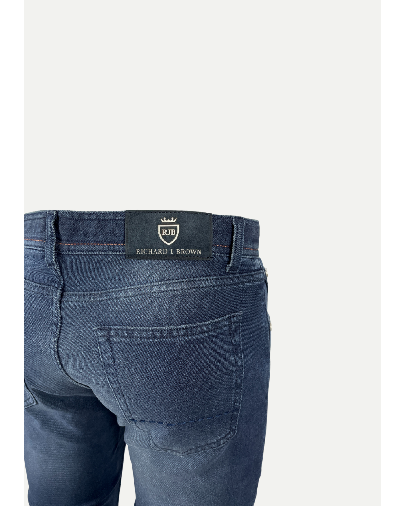 Richard J. Brown - Tokyo cotton stretch travel jeans - Navy