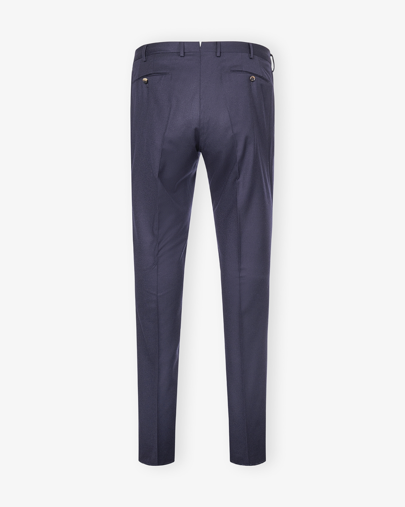 PT - Trousers flannel slim fit - Silk and wool - Navy