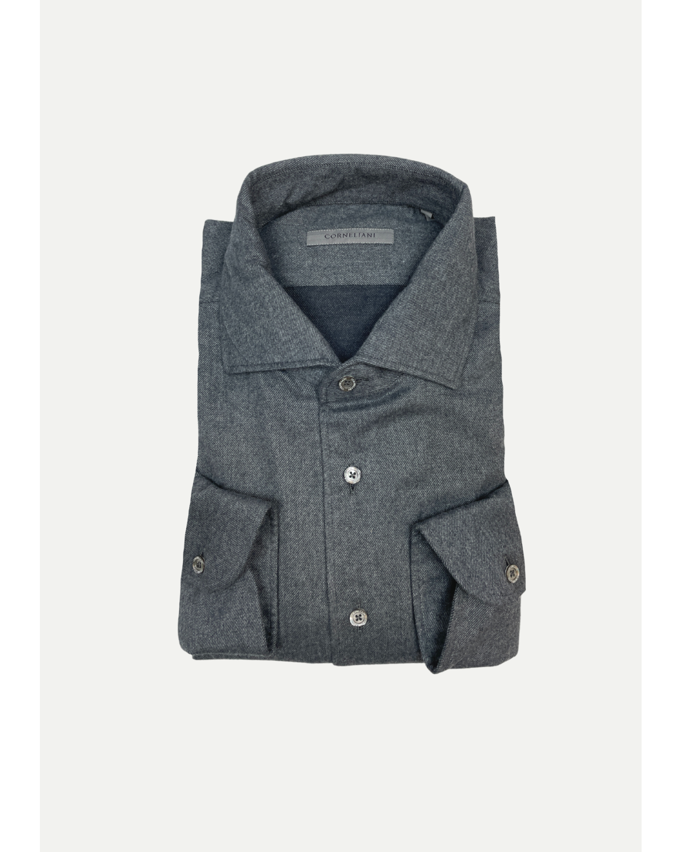 Corneliani - Flannel shirt - Grey