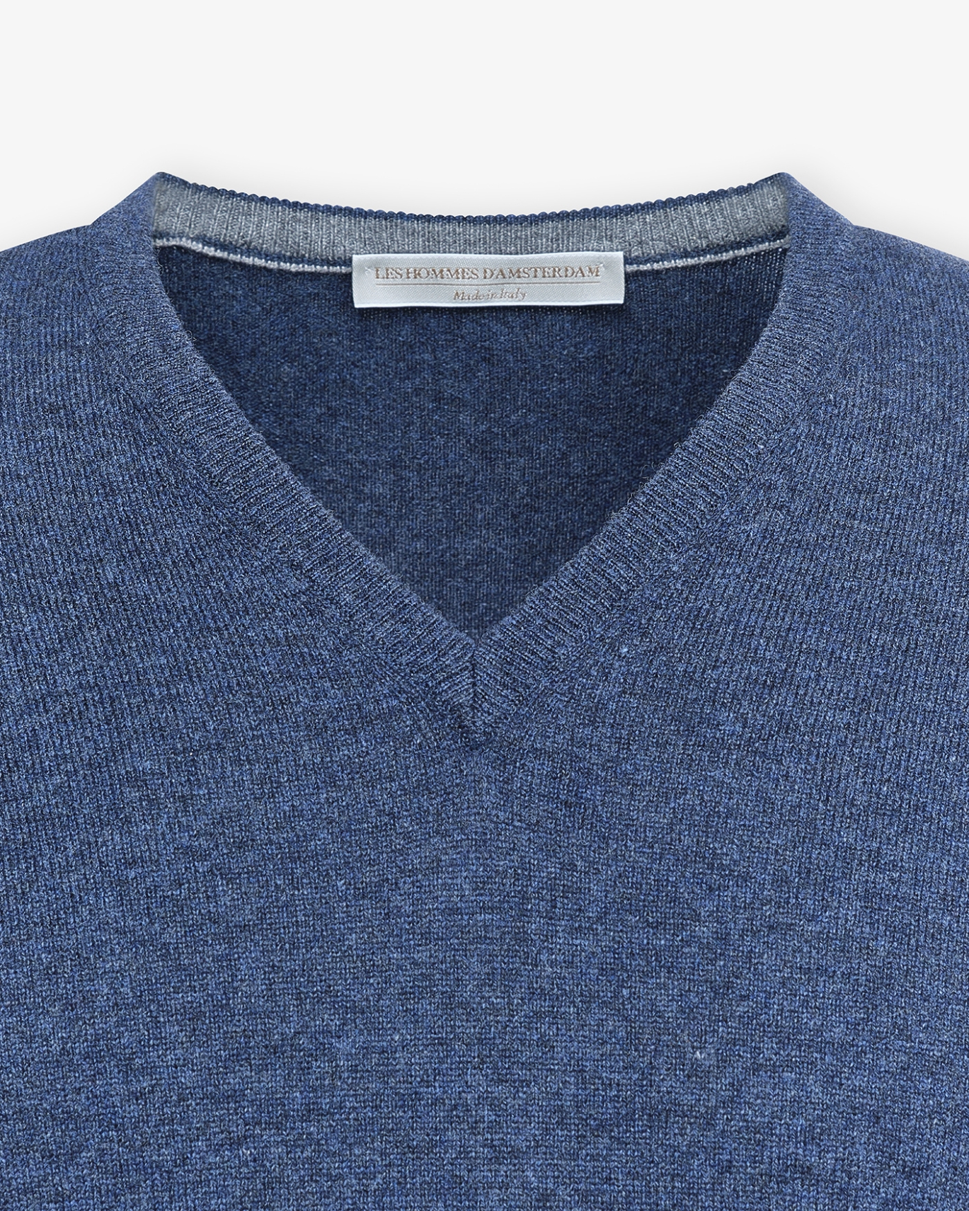 LHDA - V-neck wool-cashmere - Blue