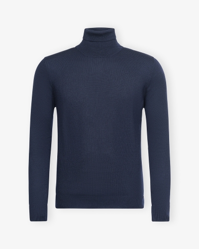 LHDA - Turtleneck - Virgin wool - Navy