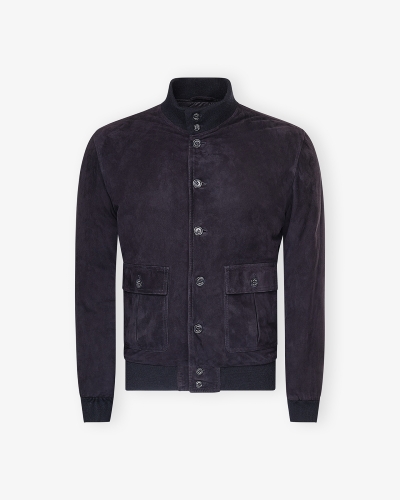 Valstar - Goose down padded Valstarino lined jacket - Navy