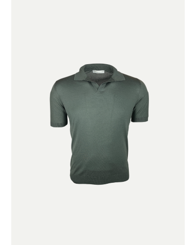 LHDA - Polo short sleeve silk - Green
