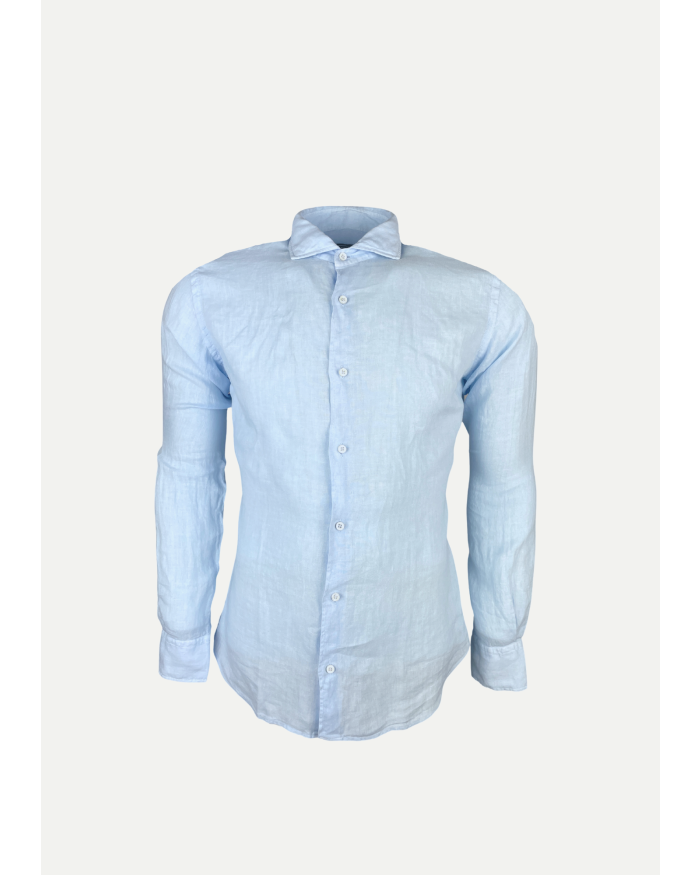 FEDELI Fedeli - Shirt Nick linen - Light blue