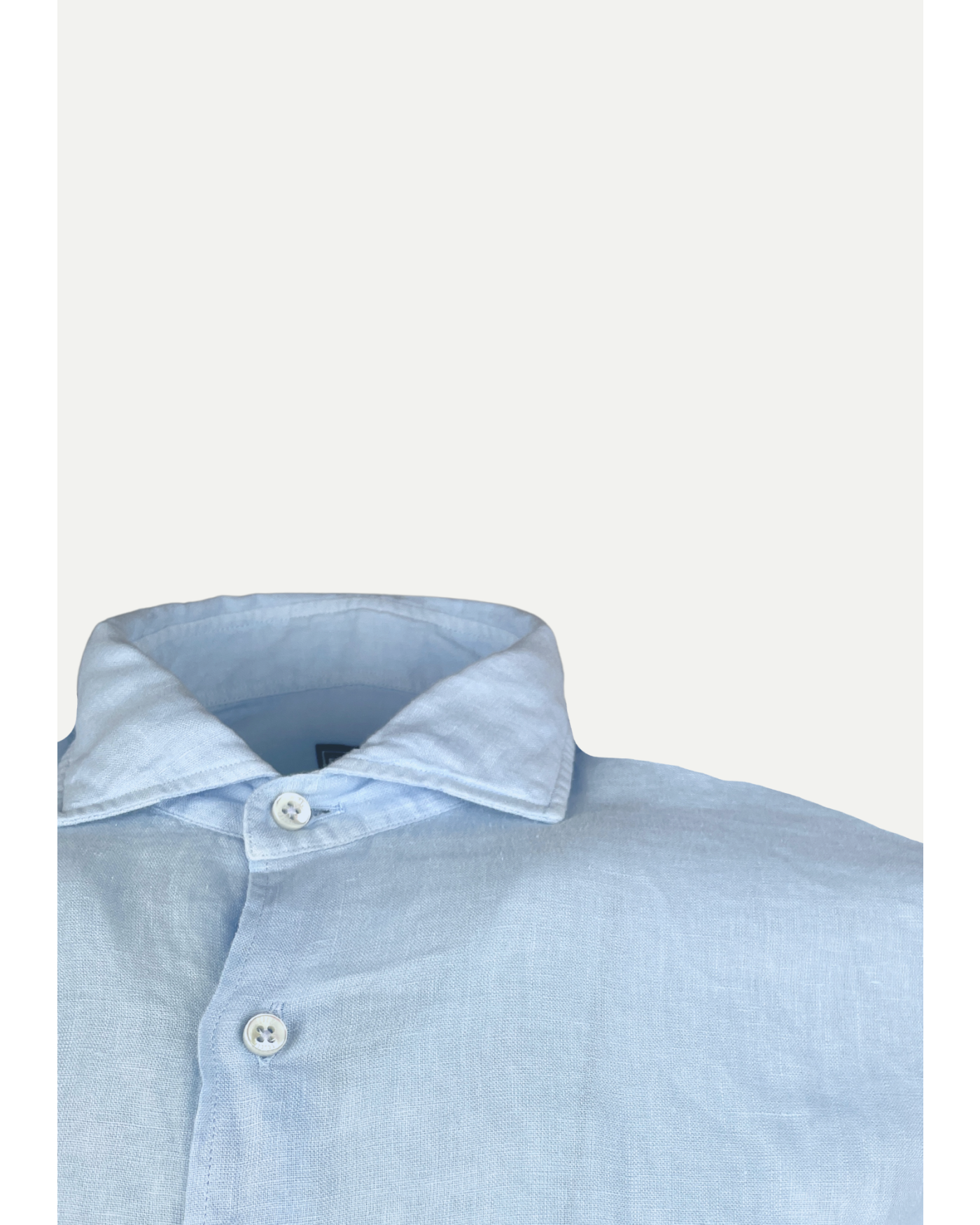 Fedeli - Shirt Nick linen - Light blue