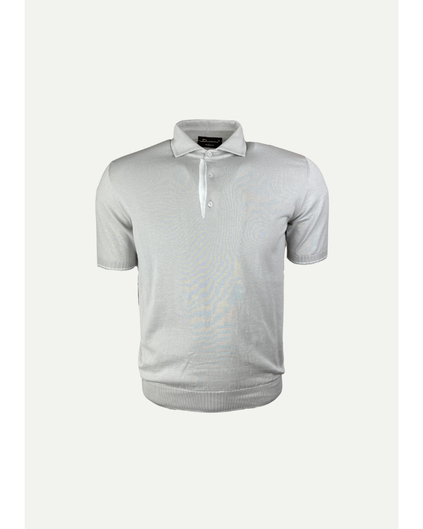 Doriani Cashmere - Polo cotton - Sand/white