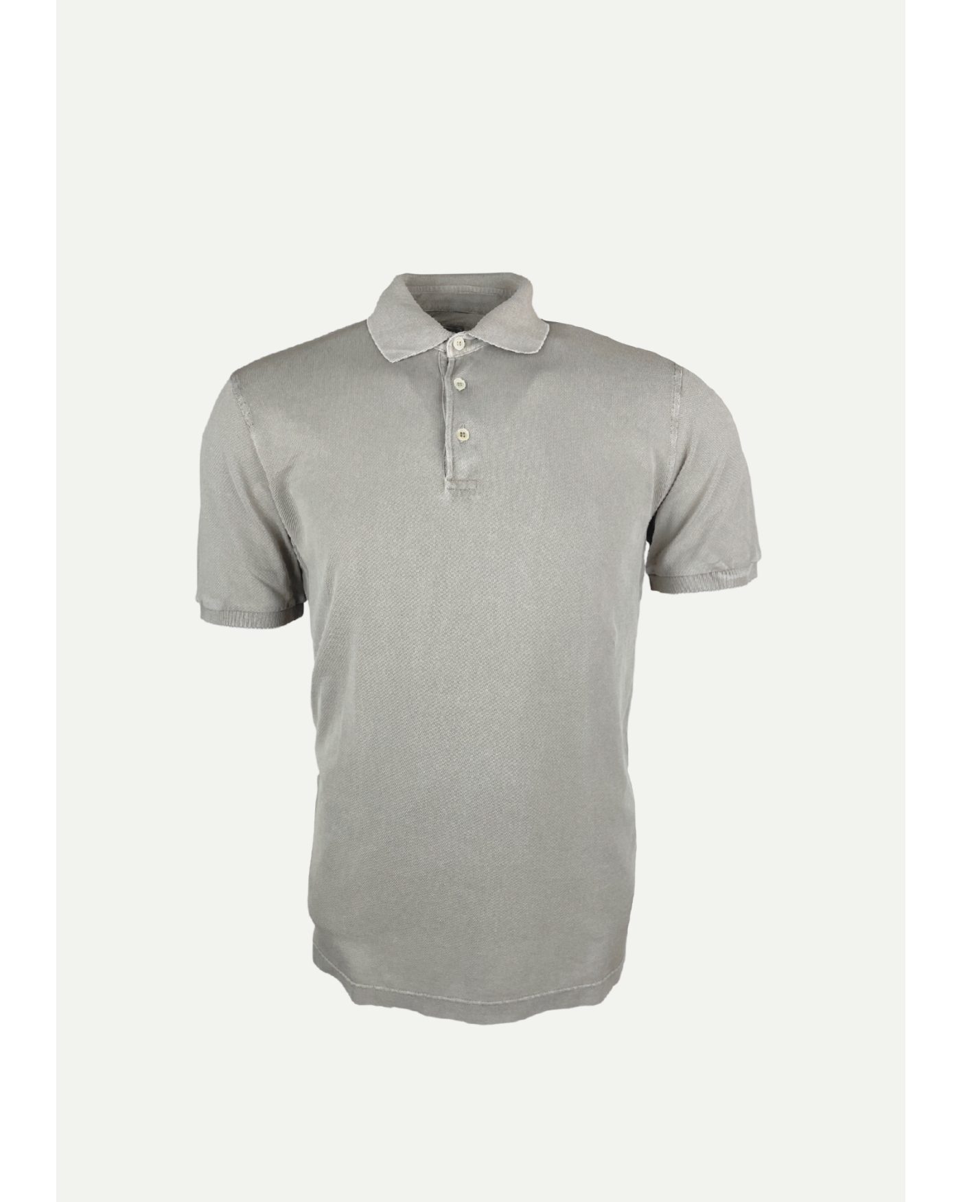 Fedeli - Polo light pique - Wind MM - short sleeve - Taupe