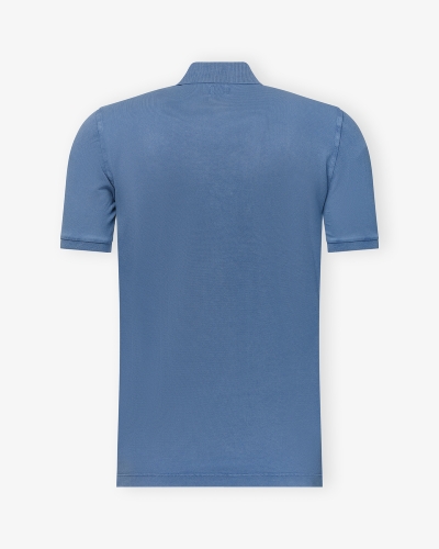 Fedeli - Polo light pique - Wind MM - short sleeve - L. blue