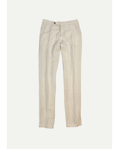 Berwich - Slim fit trouser linen - Sand