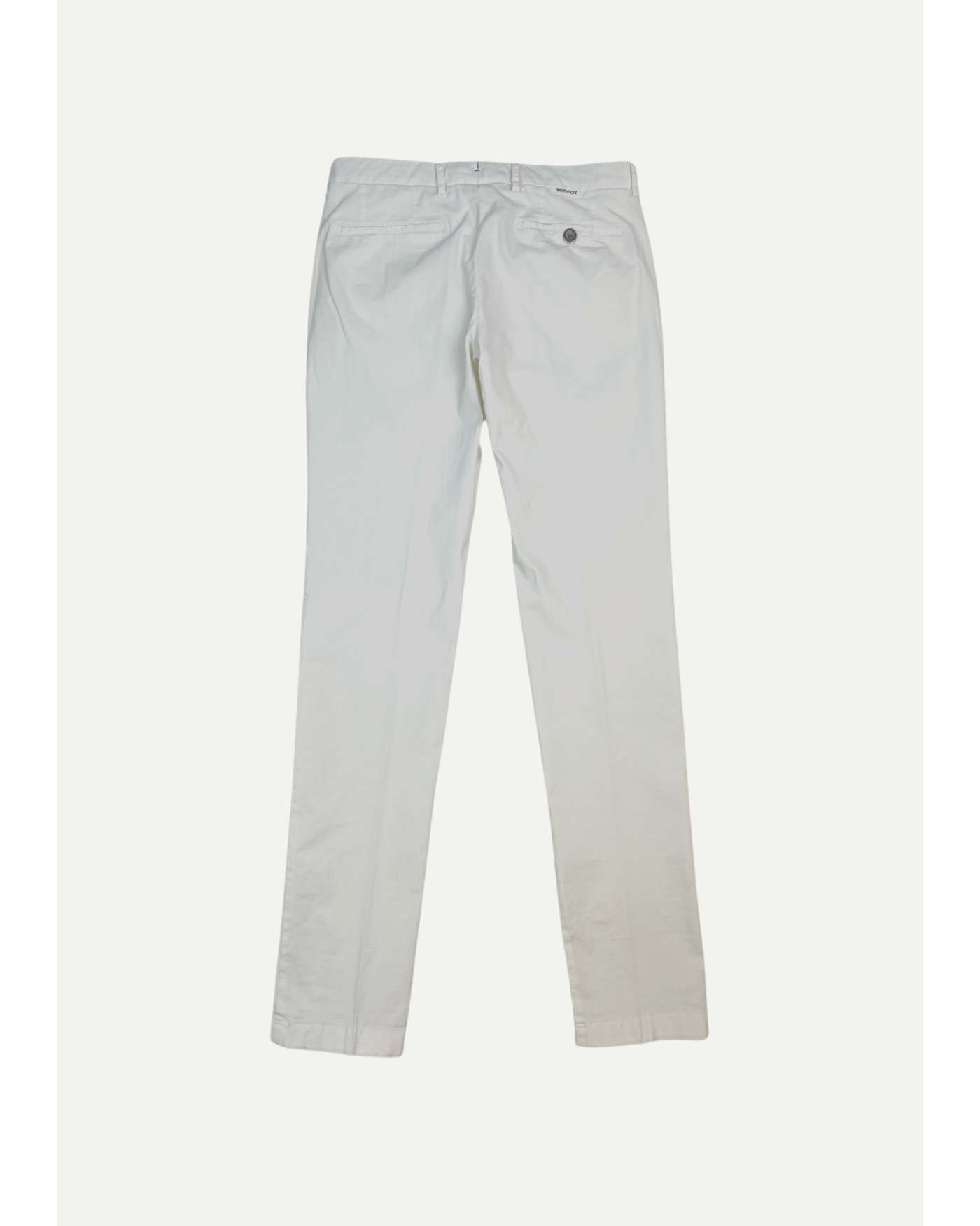 Berwich - Trouser slim fit stretch cotton - White