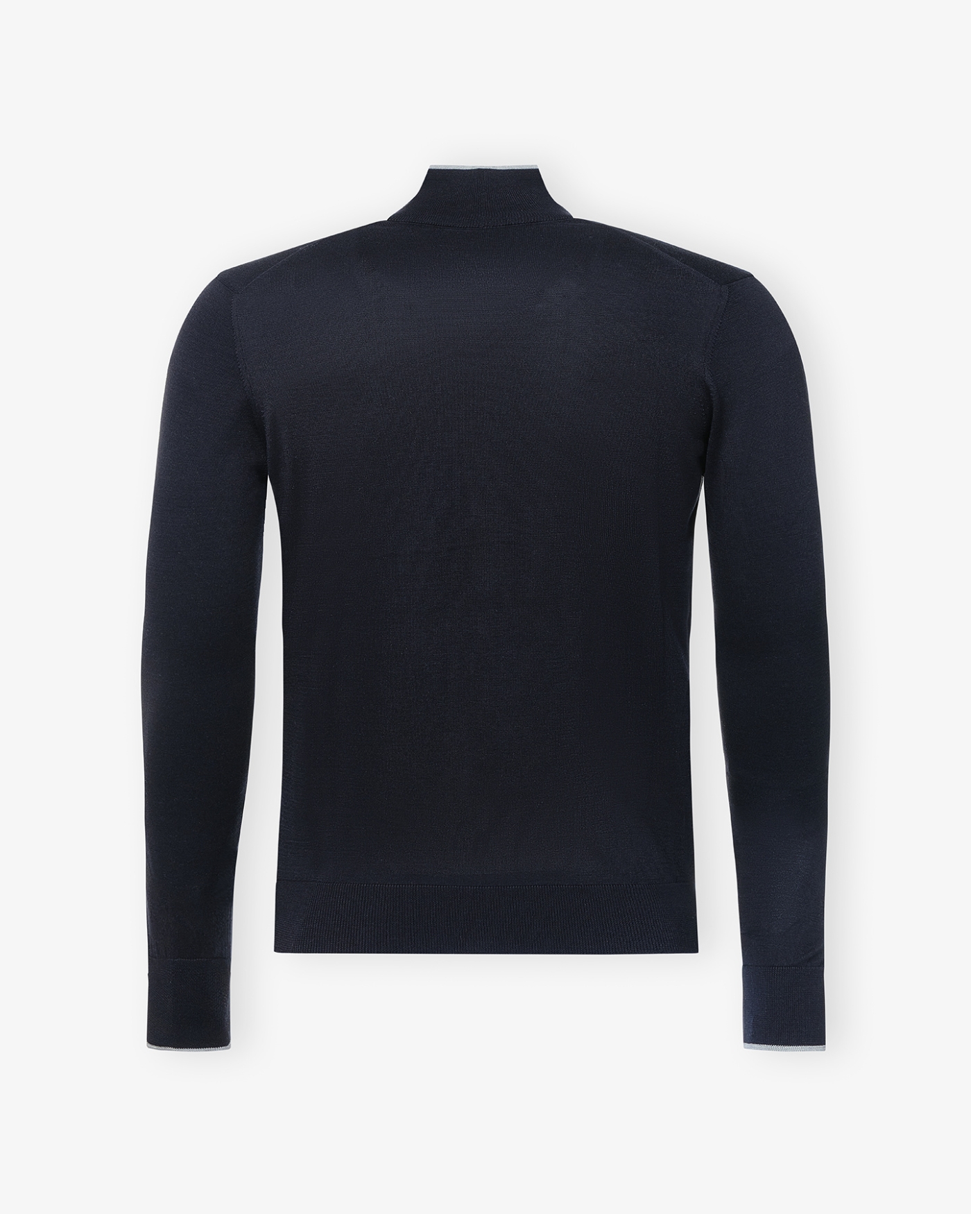 LHDA - Vest full zip silk and cotton - Navy