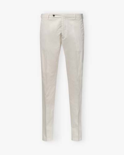 Berwich - Trousers slim fit stretch cotton - Sand