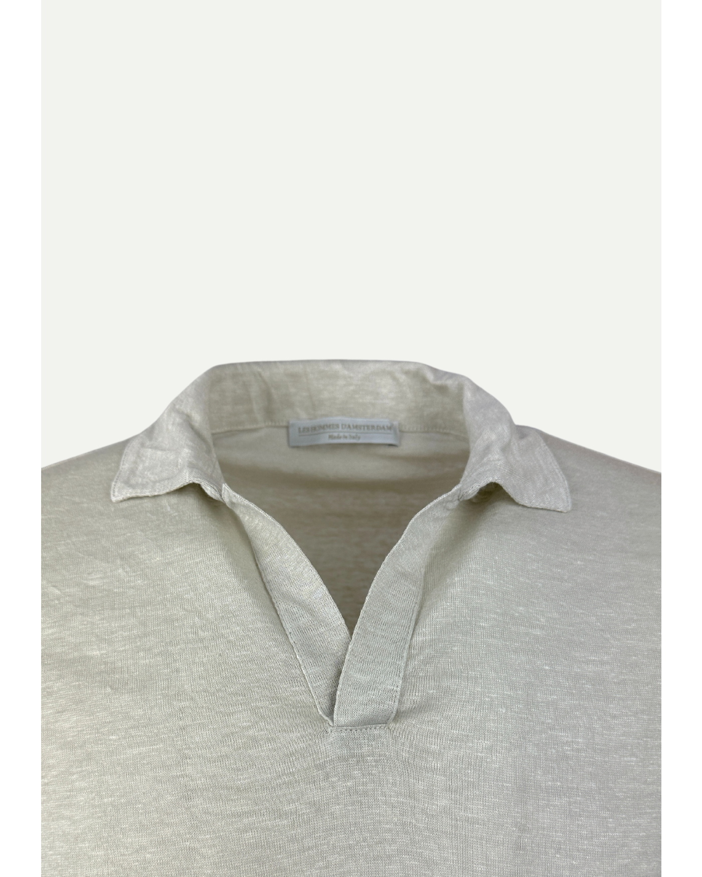 Les Hommes d'Amsterdam - Polo linen - Sand