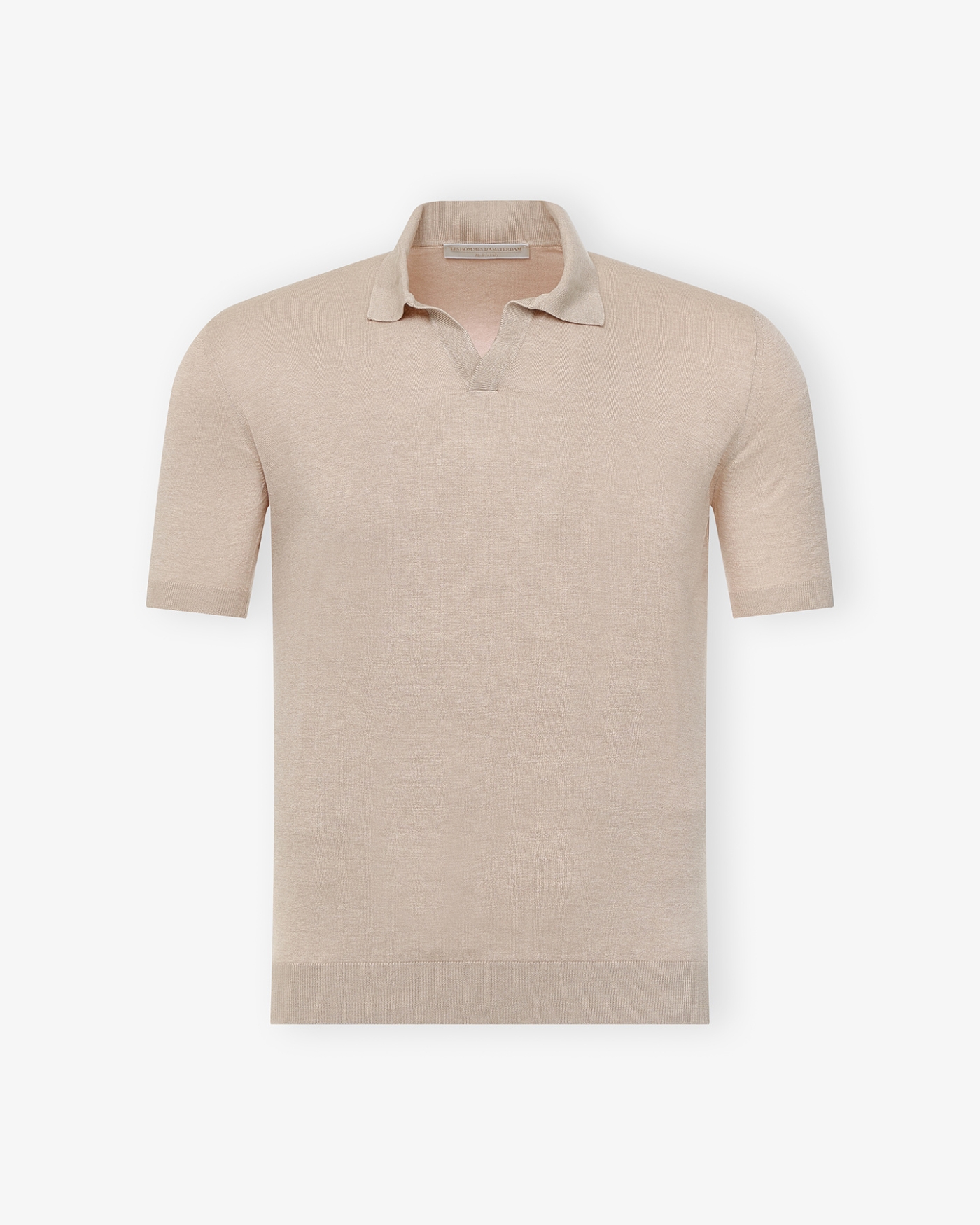 LHDA - Polo short sleeve silk - Taupe