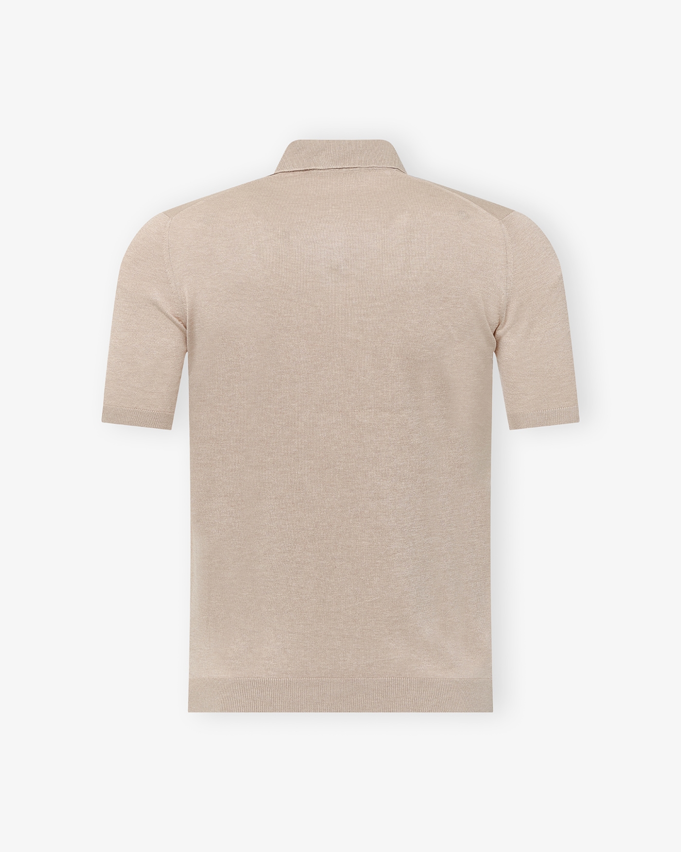 LHDA - Polo short sleeve silk - Taupe