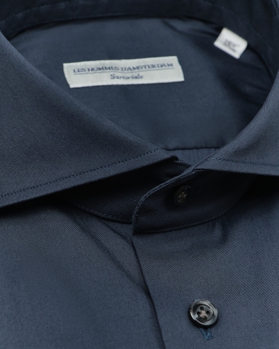 LHDA x Thomas Mason - Shirt modern fit - Navy