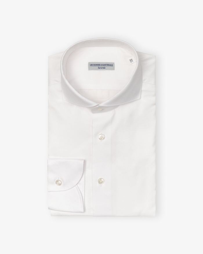 LES HOMMES D'AMSTERDAM LHDA x Thomas Mason - Shirt modern fit - White 142841914