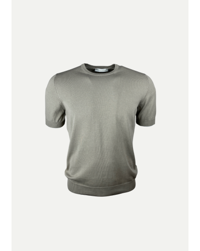 T-shirt cotton - Slim fit - Greige