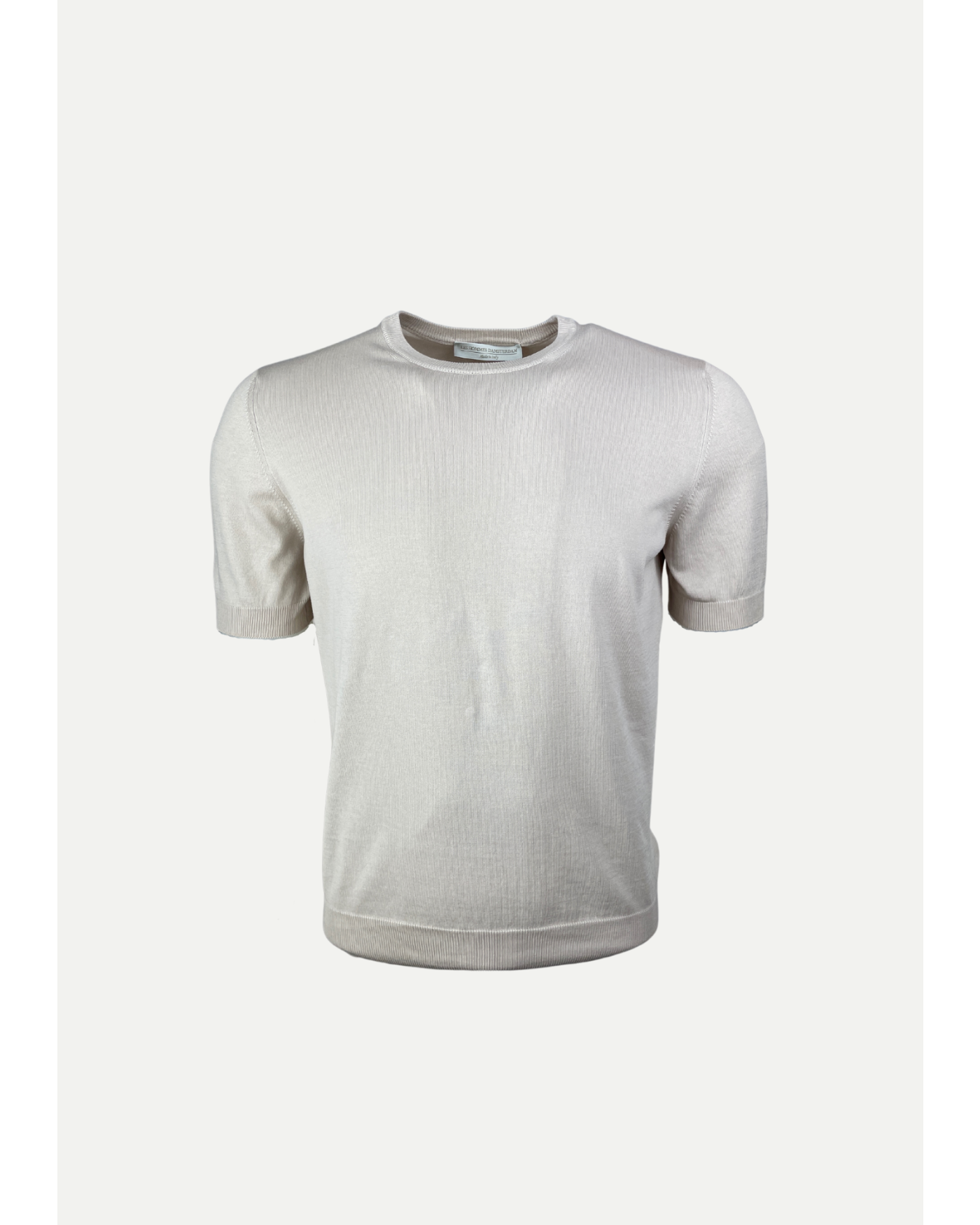 T-shirt cotton - Slim fit - Sand