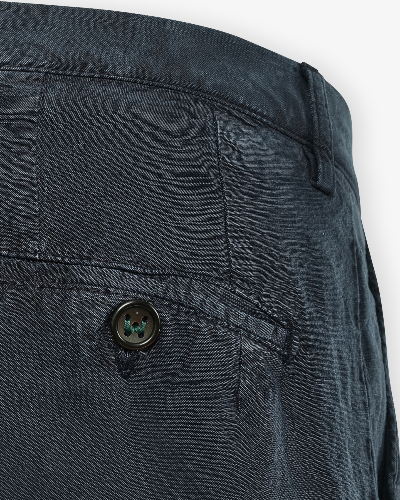 Berwich - Short linen - Navy