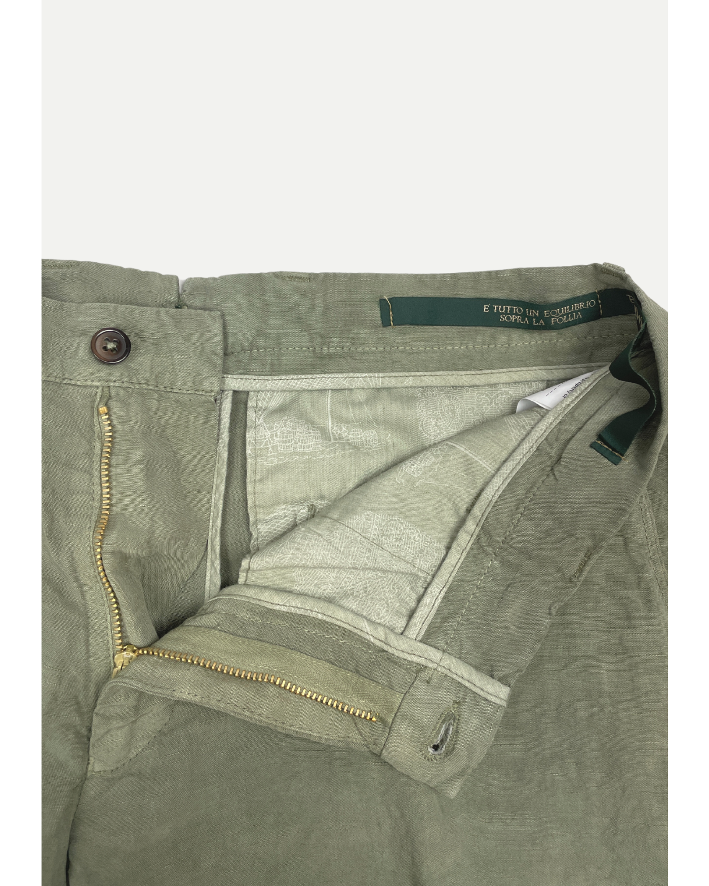 Berwich - Short linen - Green
