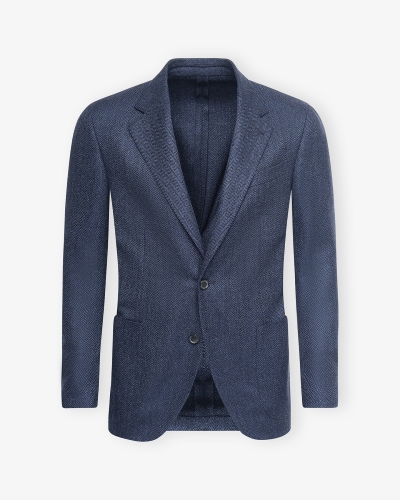 Caruso - Jacket wool-cashmere - Night blue