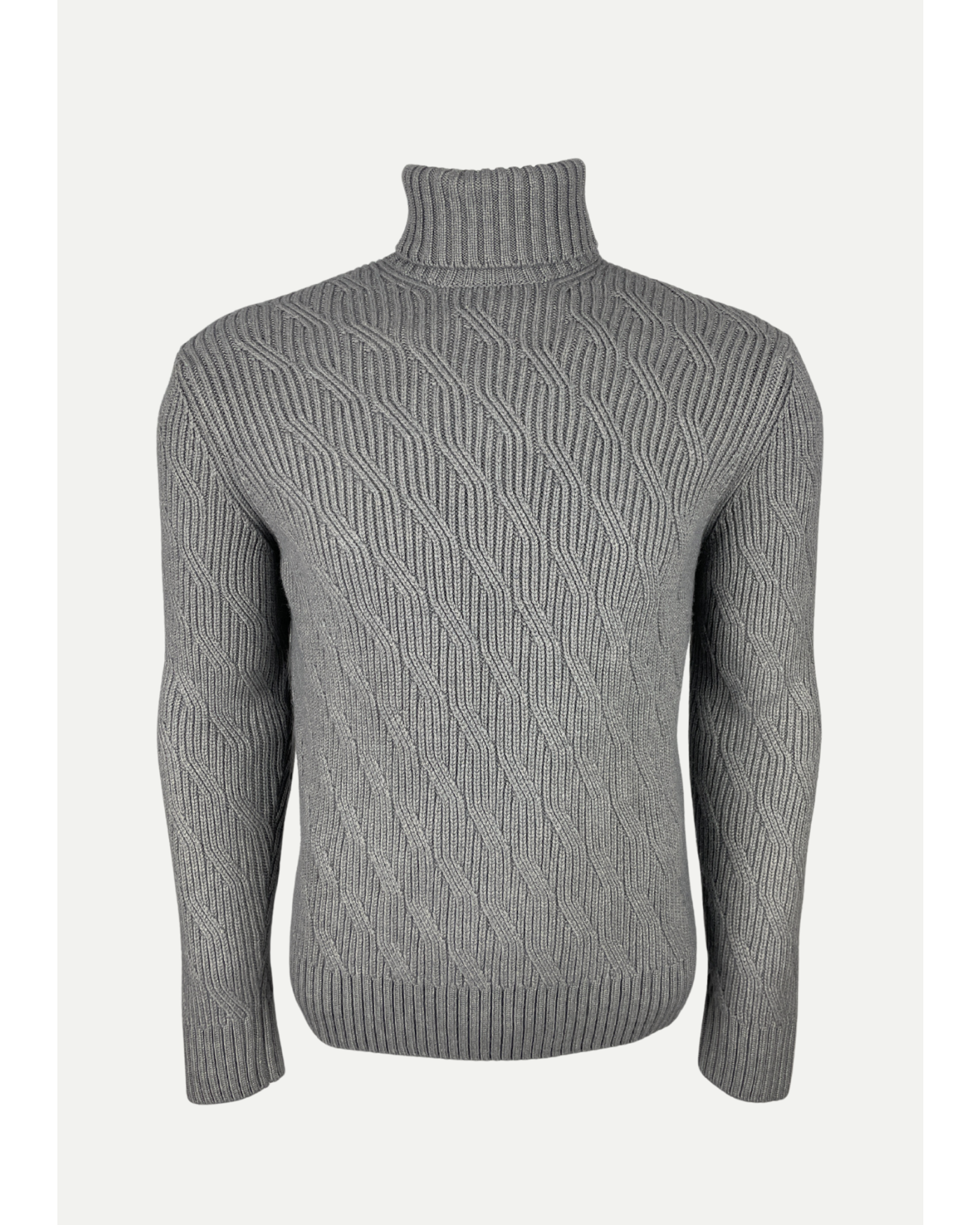 DC - Turtleneck wool-silk-cashmere - Grey