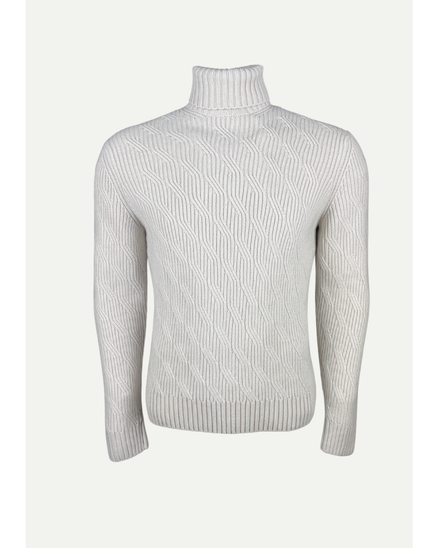 DC - Turtleneck wool-silk-cashmere - Offwhite