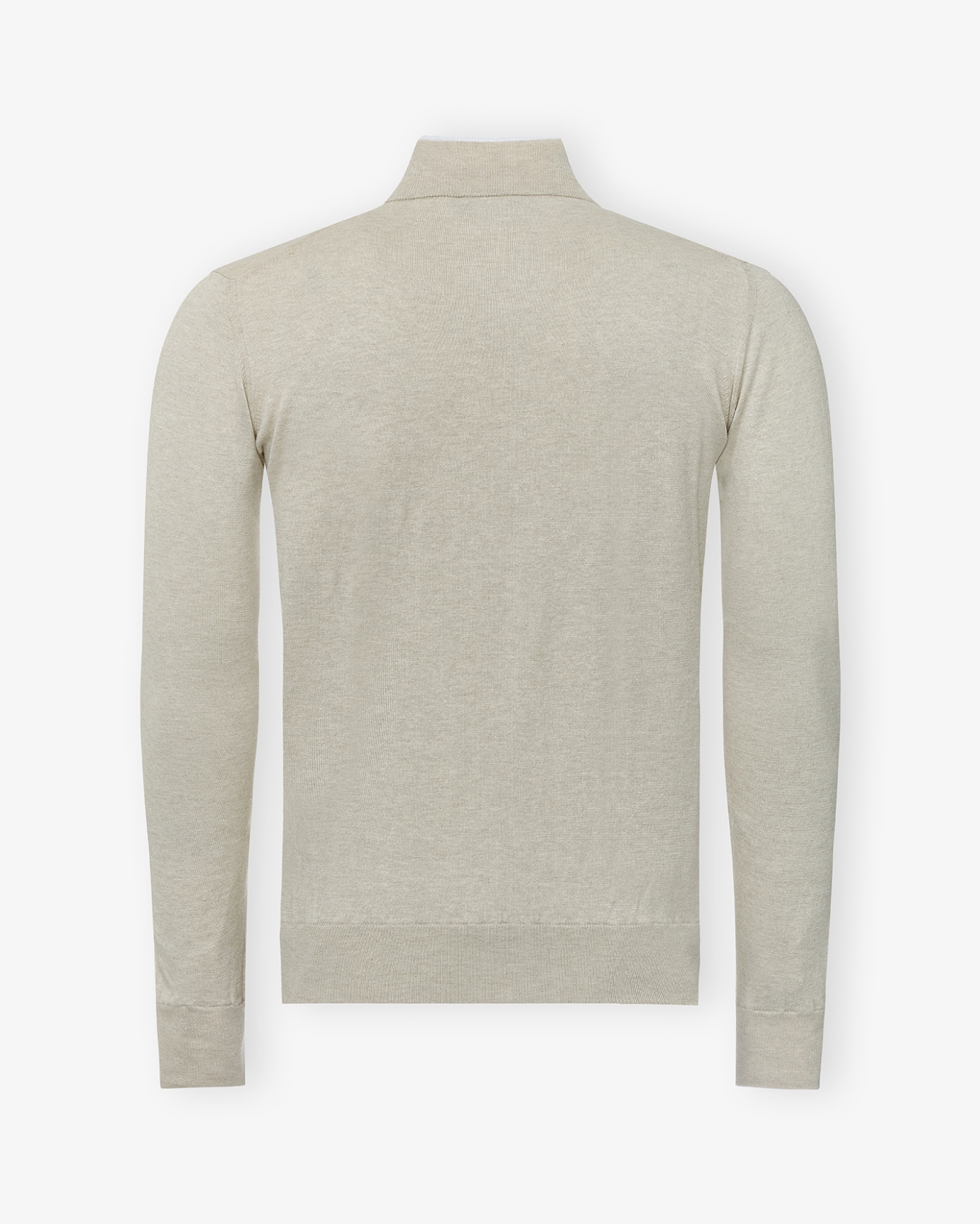 Doriani Cashmere - Full zip cotton-cashmere - Taupe