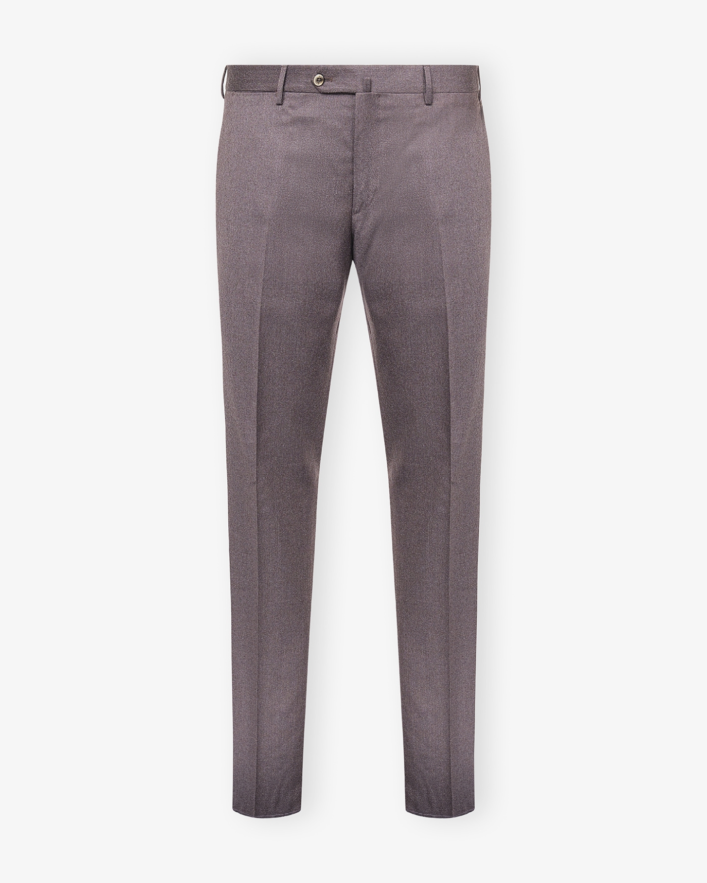 PT Torino - Trousers slim fit flannel stretch - Brown
